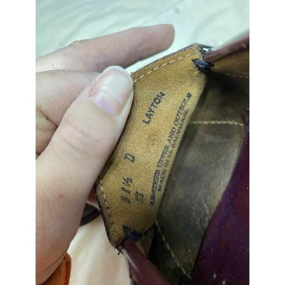 G.H. Bass & Co. Weejuns Layton Tassel Loafers in Burgundy Mens Size 11.5 D - Picture 12 of 12